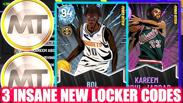 3 INSANE NEW LOCKER CODES IN NBA 2K22 MY TEAM!