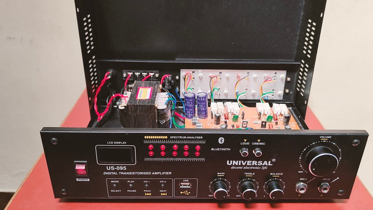 जाने US 095 UNIVERSAL AMPLIFIER 8 Transistor के अंदर का राज what
