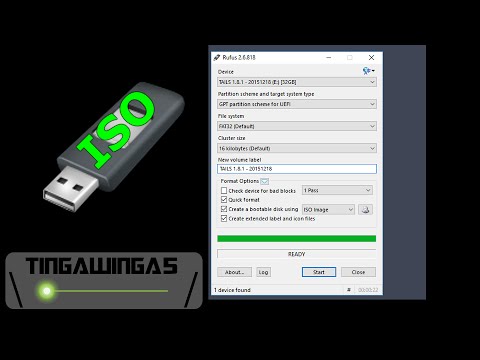 Video: Vai es varu ievietot ISO failu USB?