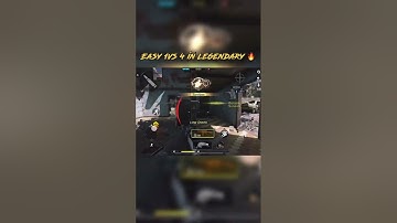 1vs 4 Codm In Legendary 🔥 | MP Ranked Codmobile #codm #codmobile #realsiuuu