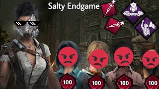 Salty P400 SWF RAGES Over My Skull Merchant! | Dead By Daylight