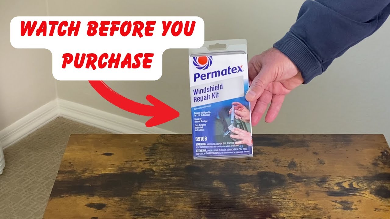 Permatex Windshield Repair Kit YouTube
