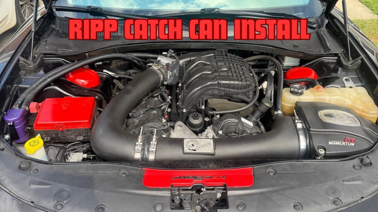 Installing RIPP Supercharger Oil Catch can on 2021 Sxt Charger!