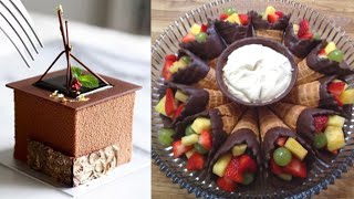 How To Make Chocolate Cake At Home   Easy Dessert Recipes   So Yummy Cake Decorating Ideas