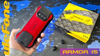 ULEFONE Armor 15 Rugged Phone Built in TWS Earbuds  Unboxing and HandsOn