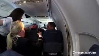 Watch: plane's cabin panels split open midflight