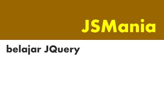 Belajar Jquery (14) Jquery Ajax dengan parameter input