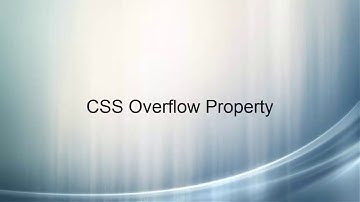 15 CSS Overflow Property