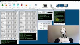 InMoov Build Part - 12 Robot moving to EZ Scripts screenshot 5