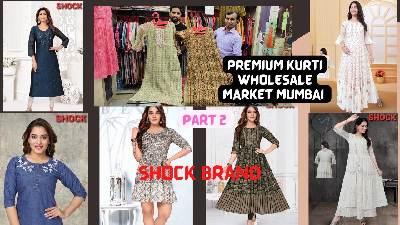 Premium Kurti Wholesale Market in Mumbai🔥| Kurti Wholesaler in Manish ...