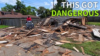 They Were Living Feet Away From Disaster…