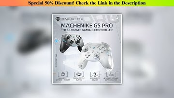 Review Machenike Gamepad Wireless Gaming Controller G5 Pro Elite Hall Trigger Joystick Mecha-Tactil