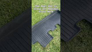 The Best Way to Clean All Weather Floor Mats - 3 Simple Steps.