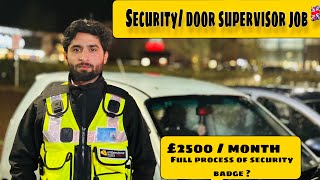 How To Get Security Jobs in Uk | Earn £2500 in Security job in Uk | Full Process of Security Badge |
