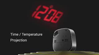 EXPLORE SCIENTIFIC Radio-controlled Projection Alarm Clock with two Alarms and Temperature Display screenshot 2