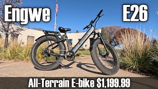 First time on an Ebike All-Terrain Engwe E26 Review