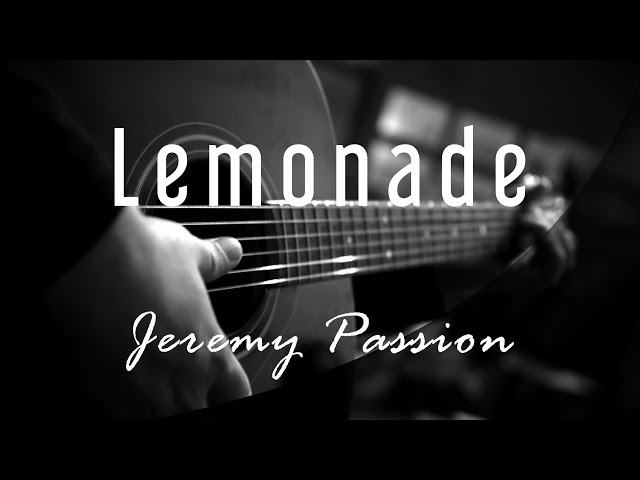 Lemonade - Jeremy Passion ( Acoustic Karaoke ) class=