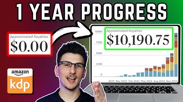 $0 To $10k/Month Making AI Coloring Books | Amazon KDP 1 Year Income Report