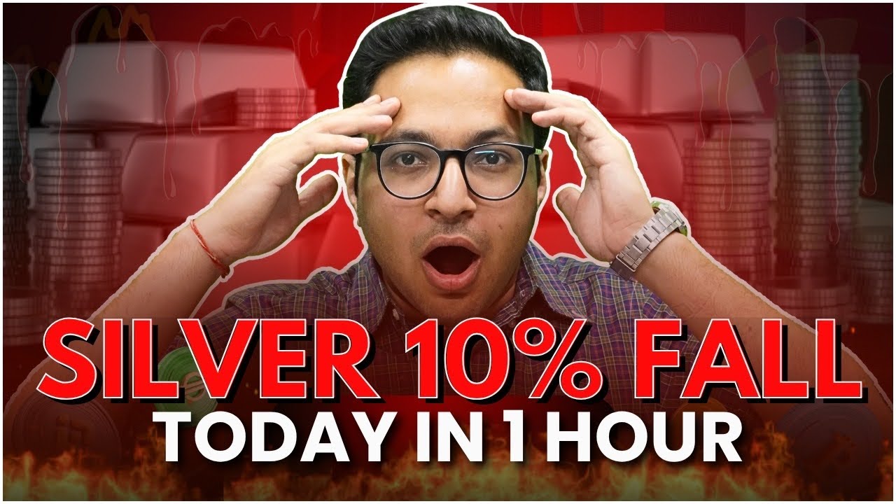 Silver 10% fall today in 1 hour today? | Don't invest in Silver ETF? |