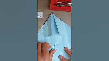 How to make a tools and paper 🗞️ pocket - with paper - Origami