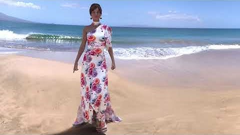 DAZ3D Animation with CLO3d Dress 6.16.2021