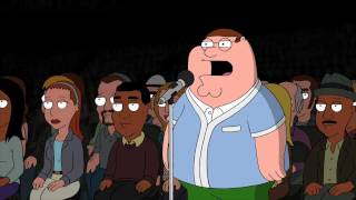 Peter Griffin singing Eye of the Tiger