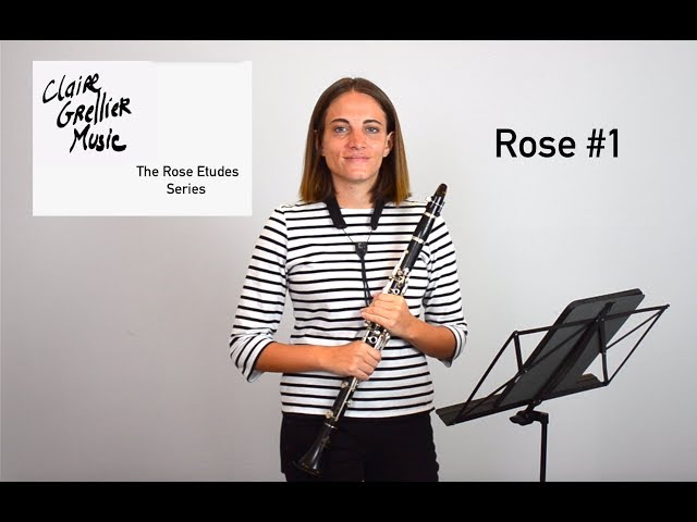32 Rose Etude No.1 for clarinet - The Rose Etudes Series by Claire