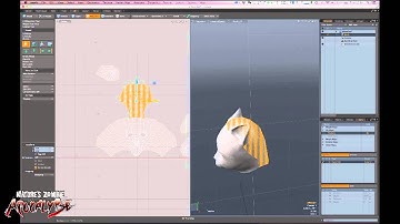 UVMapping of kitten in Modo - part2