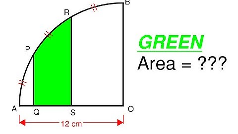 Can You Find the Green Area in the Quarter Circle? Nice Geometry Problem Test Your Math Skills 42