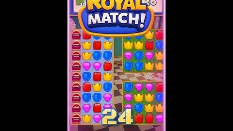Royal Match Level 24 - No Boosters