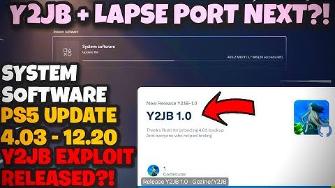 *UPDATE* NEW PS5 4.03 - 12.20 Y2JB USERLAND EXPLOIT + REMOTE LOADER RELEASED! ✅