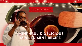VLOGMAS DAY 16 | CLEAN WITH ME, MINI HAUL & MULLED WINE!