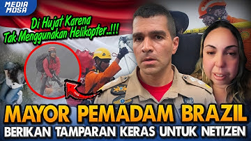 Tak Terima Netizenya Hina INDONESIA❗Pemadam BRAZIL Buka Suara‼ Saat Juliana Jatuh Di Gunung Rinjani
