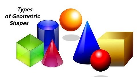 Types of Geometric Shapes 3D English Vocabulary