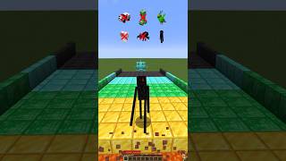 Challenge Focused: Can I Beat the Floor is Lava Challenge? (Custom Mobs Edition)#minecraft #shorts
