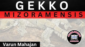 GEKKO MIZORAMENSIS II Why in News ? II Learn With Varun Mahajan. - #jkssb #jkas #ssc