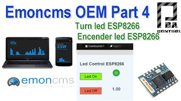 Emoncms OEM Part 4 - Turn led (Explained) - Encender led ESP8266 (Explicado) : PDAControl