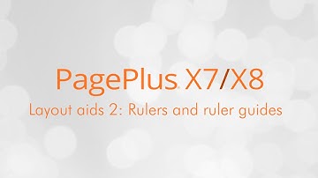 Serif PagePlus X7 & X8 Tutorial - Rulers and Ruler Guides