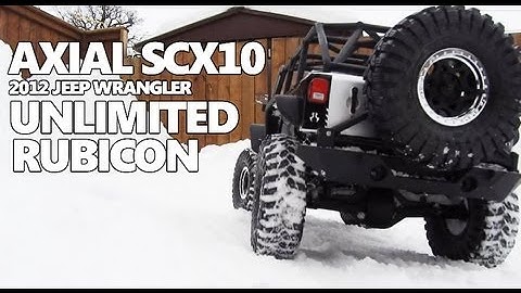 AXIAL SCX10 2012 JEEP WRANGLER UNLIMITED RUBICON *FIRST CRAWL*