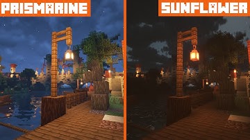 Prismarine vs Sunflawer | Shader Comparison