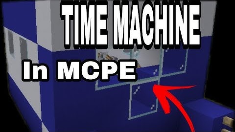How to build Time Machine in Minecraft (POCKET EDITION)