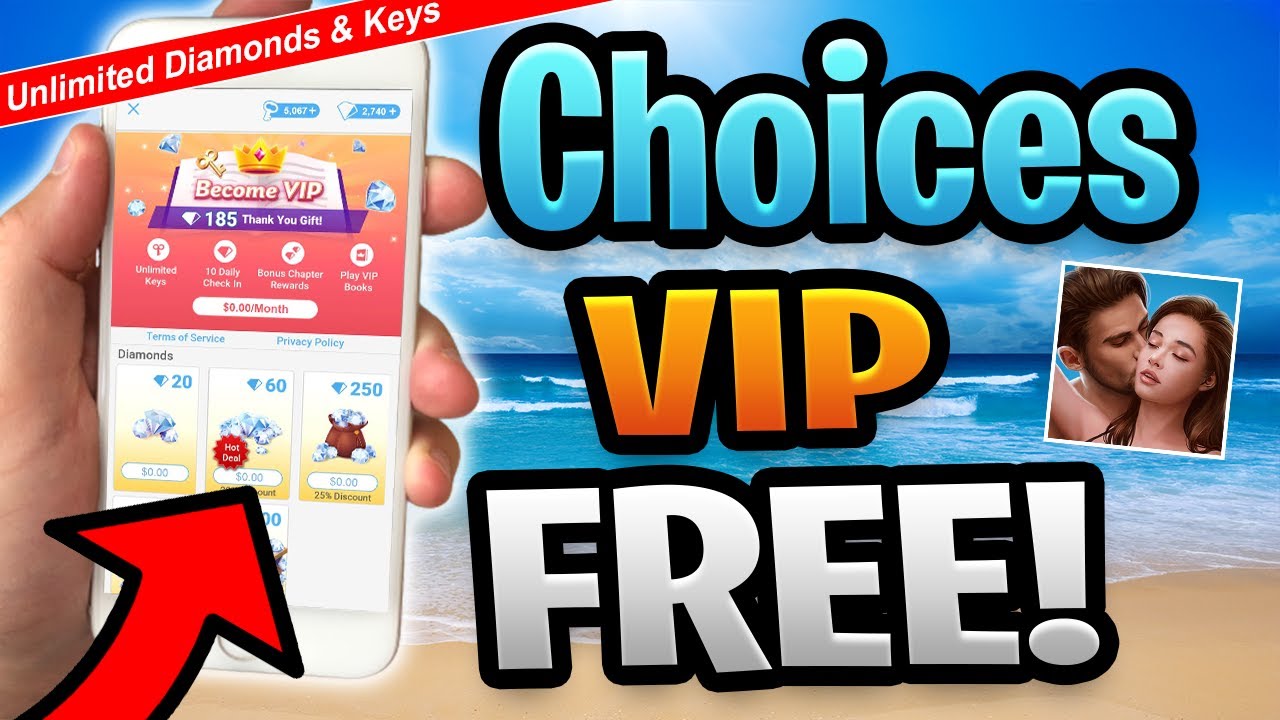 Choices Stories VIP - Unlimited Diamonds & Keys (iOS + Android) - YouTube
