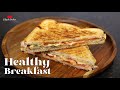 Breakfast recipe  less ingredient breakfast recipe  healthy breakfast cheese egg sandwich recipe