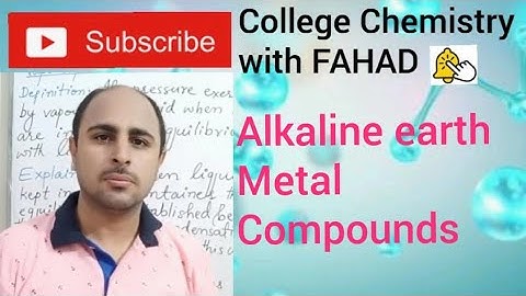 XII Chemistry ch#3 Gypsum, Epsom, Plaster of paris