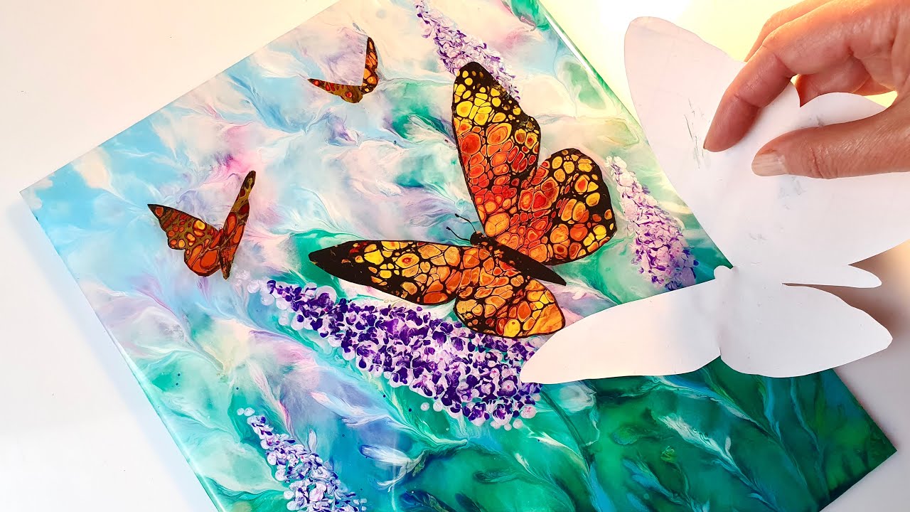 BEAUTIFUL Butterfly Painting It's so Easy and SO Fun to Paint AB