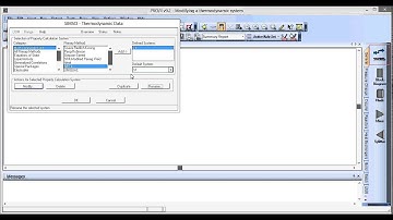 PRO/II Basic Procedures – Modifying a Thermodynamic Method