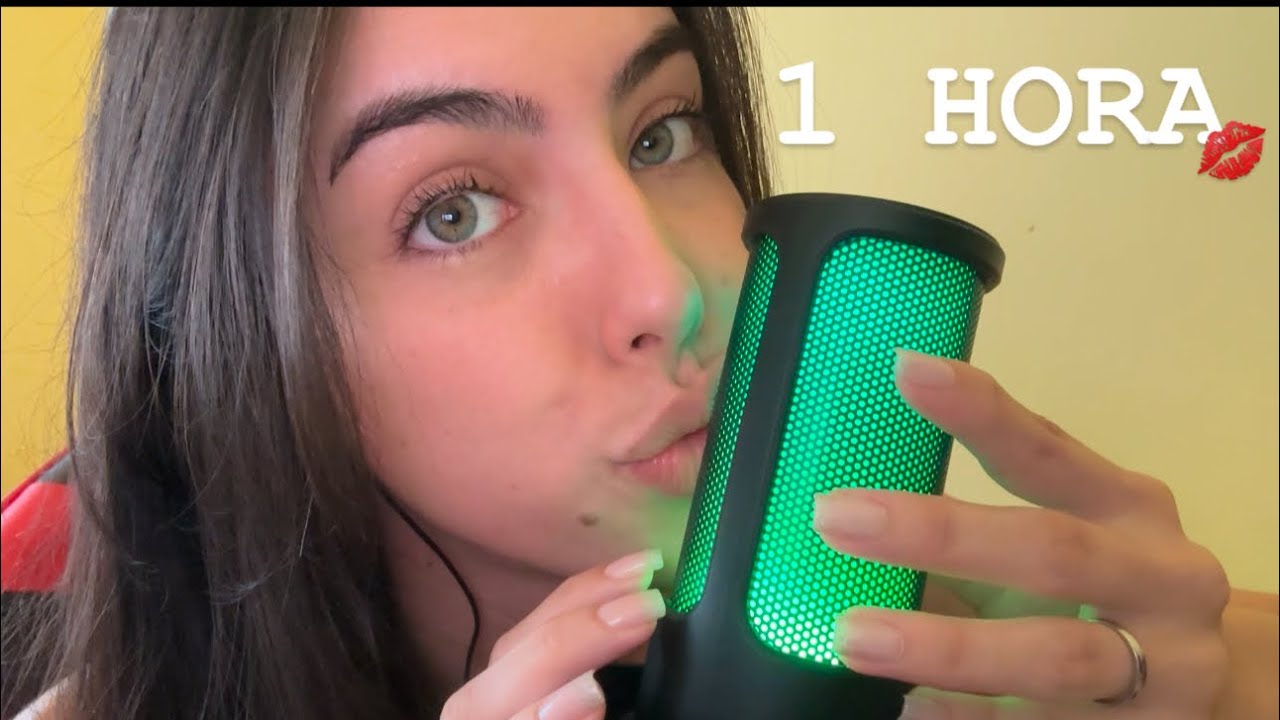 ASMR- 1 HORA DE SONS DE BOCA! (bem pertinho do mic)