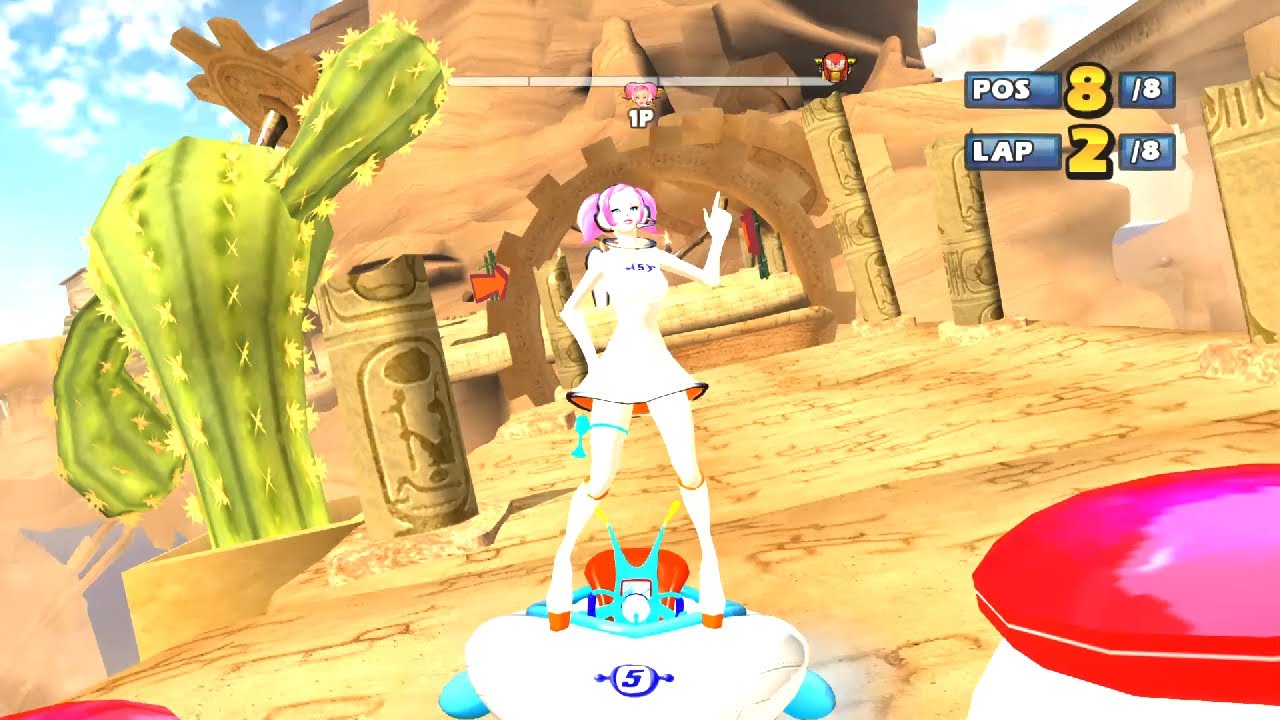 ULALA Sandy Drifts 8 Laps Expert (Request) Sonic & Sega All-Stars Racing