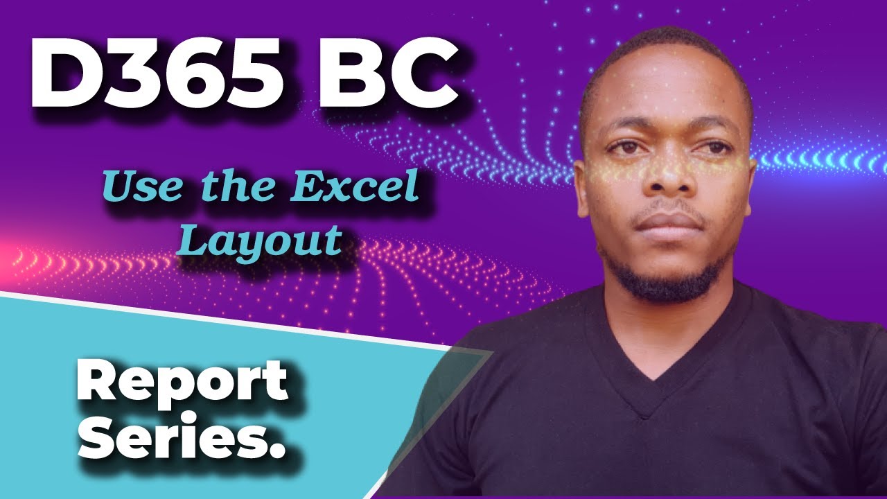 Create a report using the Excel Layout in Microsoft Dynamics 365 Business Central.