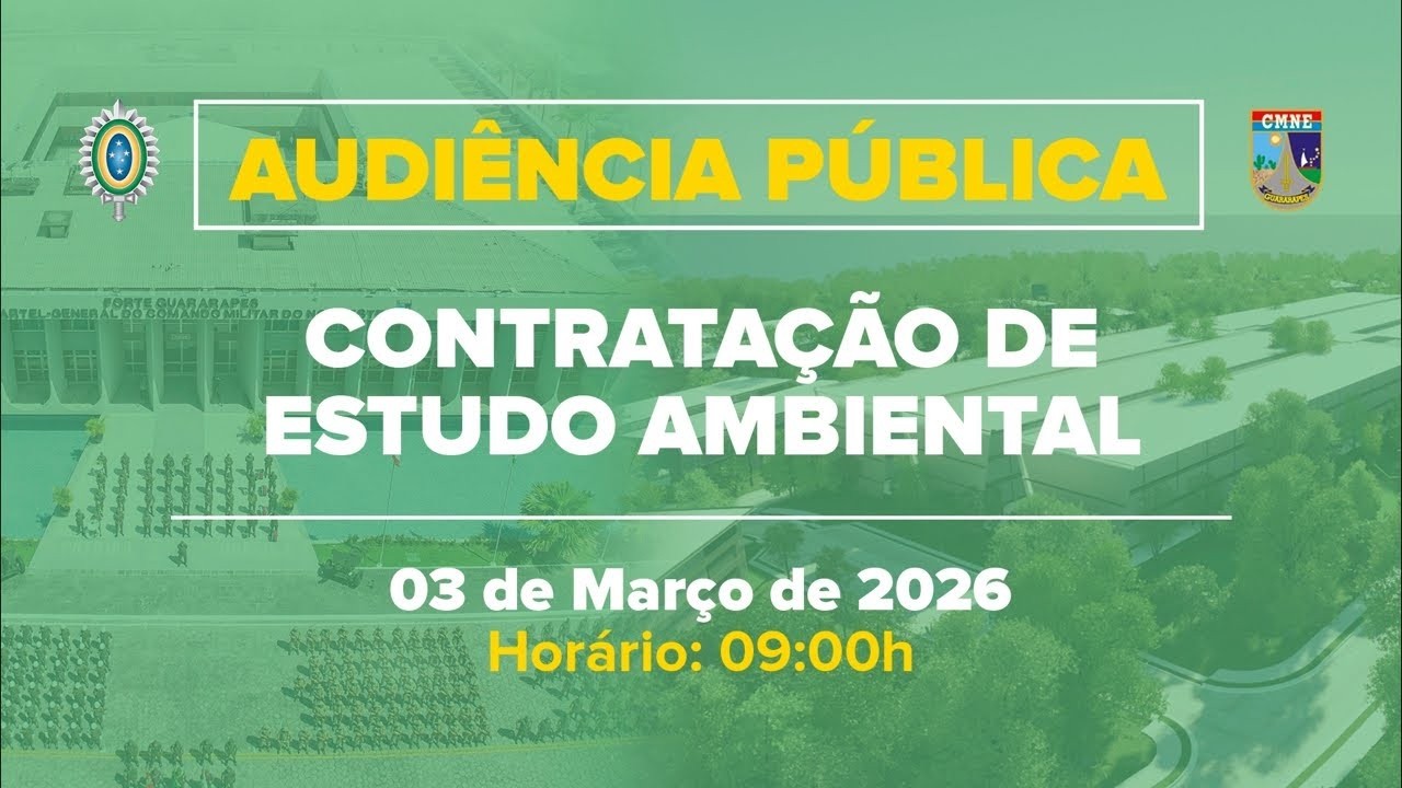 Audiência Pública - Contratação de Estudo Ambiental